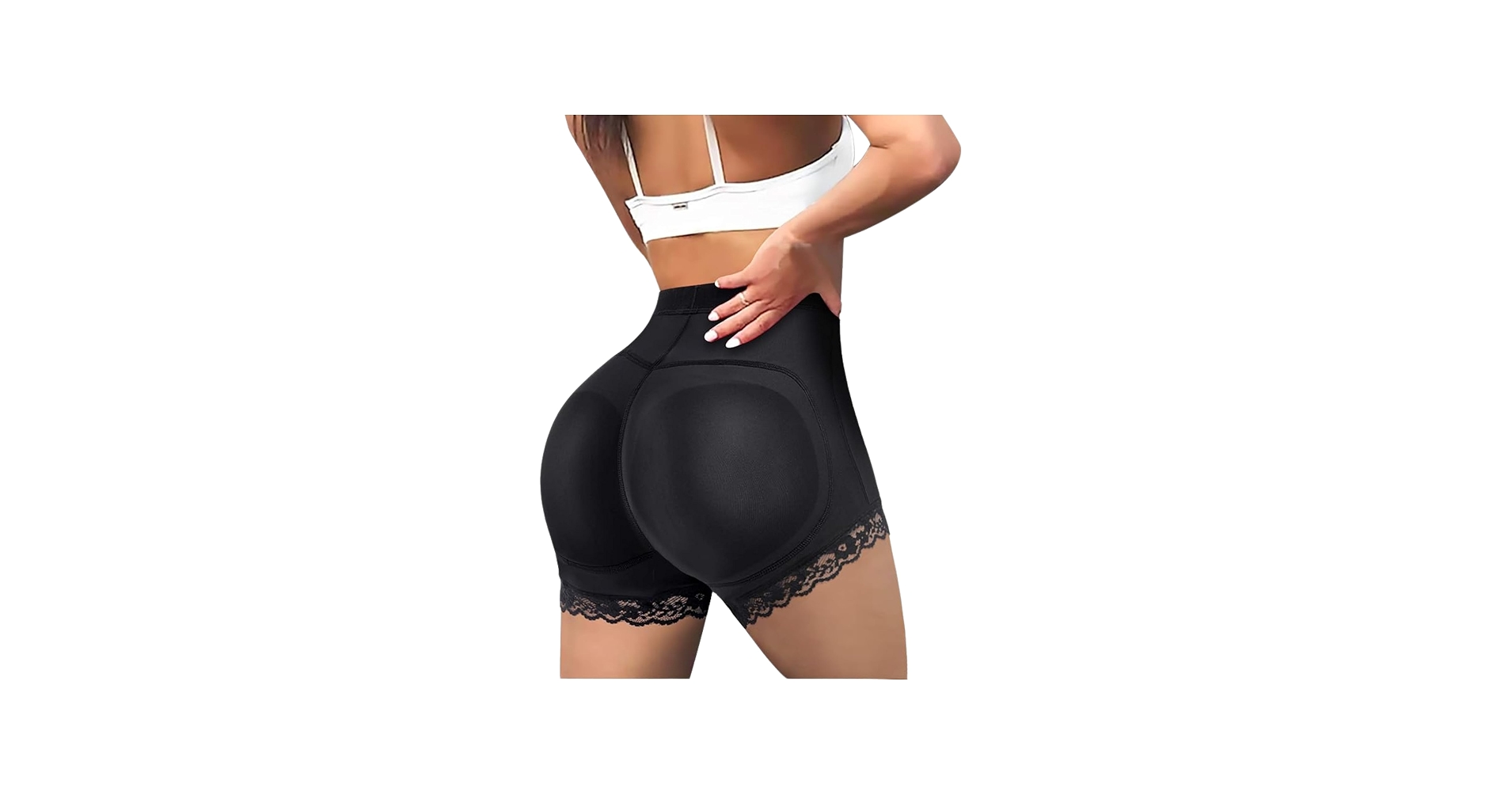 THE PERFECT PART Padded Shapewear - Seamless Shapewear with Butt Pads for Big But, Butt Lifter Panties, Underwear for Women Black at Amazon Women's Clothing store