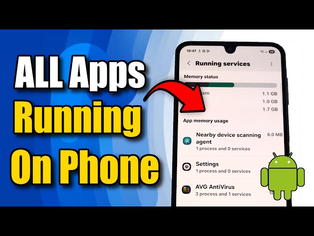 How to See Background Apps Running on Android Phone (Best Method) - YouTube